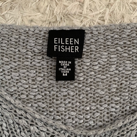 Eileen fisher  Italian yarn v neck sweater - Picture 2 of 6